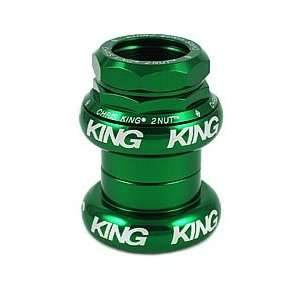  Chris King 2Nut Threaded BMX Headset 1 Inch Green (Bright 