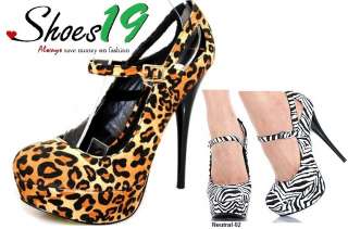   Strappy Mary Jane Style High Heel Sandals Platform Pumps Shoes19 Shoes