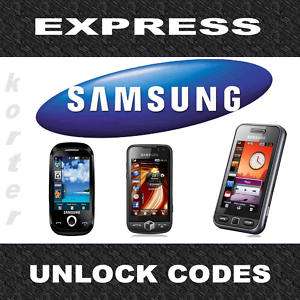 Unlock + Unfreeze code 4 Samsung S8000 Jet S8300 Ultra  