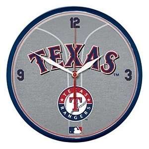  Texas Rangers WinCraft Round MLB Wall Clock: Sports 