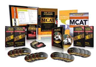 2012 Ed. GS Book/DVDs/10 AAMC FORMAT Practice MCAT CBT Package/Study 