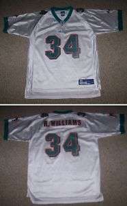 RICKY WILLIAMS #34 Miami Dolphins Football Jersey  L  
