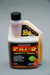 Pri D Fuel Treatment. Now store your diesel for YEARS!  