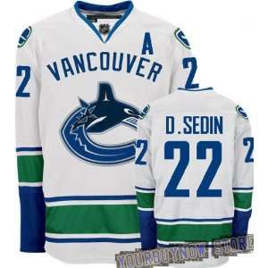 NHL Gear   Daniel Sedin #22 Vancouver Canucks White Jersey 