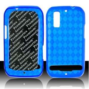  Motorola MB855 Photon 4G Electrify Crystal Skin Blue Case 