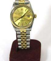 1983 1984 Men’s Rolex 16013 Datejust Two Tone Stainless/18kt Watch 