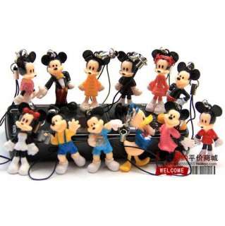 Lot100PC lovely Mickey Cell Mobile Phone charms straps  