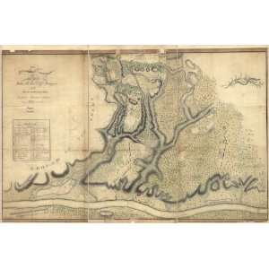    1777 Saratoga Campaign, N.Y American Revolution Map