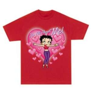  Betty Boop Its All About Me T Shirt   Red Everything 