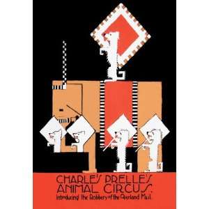    Charles Prelles Animal Circus 20x30 poster