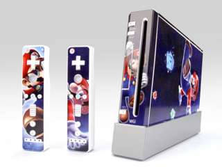New For Nintendo Wii Vinyl Sticker/Skin Super Mario  