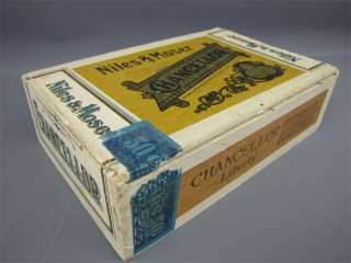 Vintage Niles & Moser Chancellor Liberty Cigar Box  