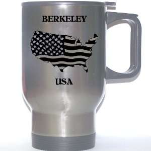  US Flag   Berkeley, California (CA) Stainless Steel Mug 