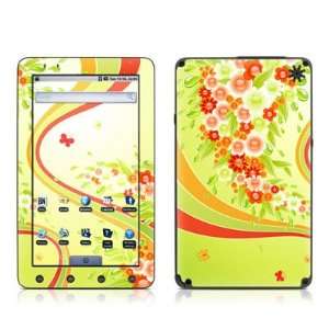Flower Splash Design Protective Skin Decal Sticker for Pandigital 9 
