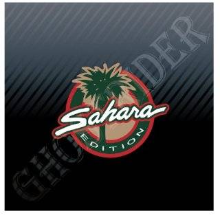 Jeep Wrangler Sahara Edition Old Logo Emblem Sticker Decal