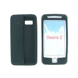 Black Silicone Case Cover for T Mobile G2/HTC Desire Z  
