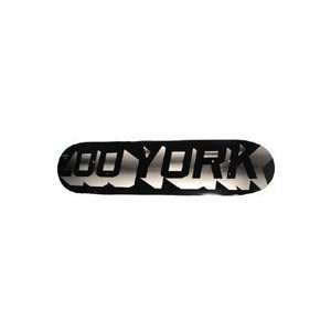  Zoo York Chromed Out Logo Deck 7.375 X 31 1/2 Sports 