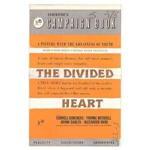 Divided Heart Original Movie Poster, 11 x 17 (1955)  
