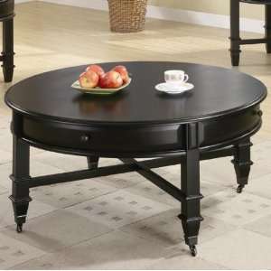  Montrose Classic Round Cocktail Table by Coaster: Home 
