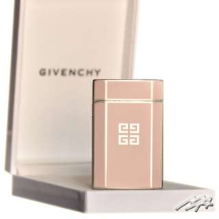 Givenchy Silver Print Pink Lacquer Lighter (4204)  