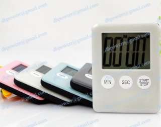 Kitchen Digital Alarm Count up/down Timer Big LCD 4 kinds color offer 