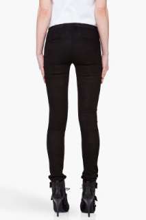 Helmut Lang Embossed Stretch Leather Pants for women  