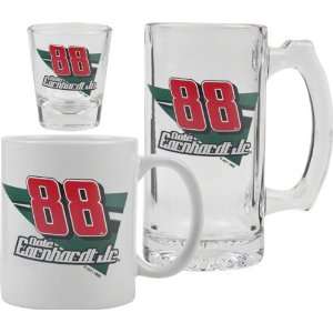  Dale Earnhardt Jr. Glassware Set: Logo Tankard, Coffee Mug 