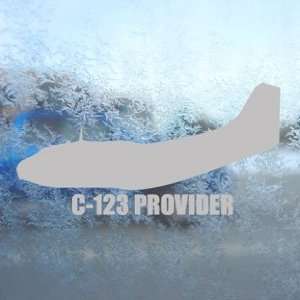  C 123 PROVIDER Gray Decal Military Soldier Window Gray 