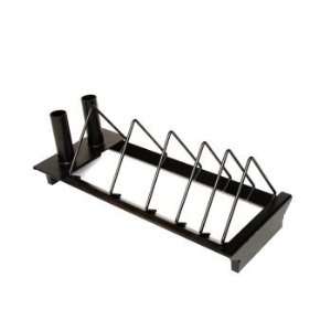  Horizontal Rubber Bumper Weight Plate Storage Rack for 260 