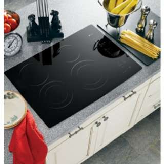 GE Profile 30 30 Inch Black Electric Stovetop Cooktop PP950BMBB 