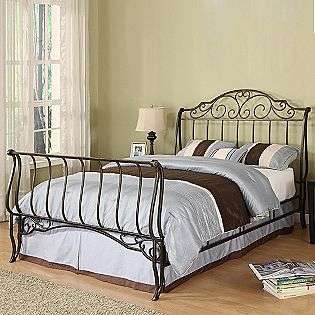 Full size Metal Sleigh Bed  Oxford Creek For the Home Bedroom Beds 