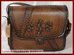 HANDMADE Leather Bag Shoulder Purses Satchel 26 P  