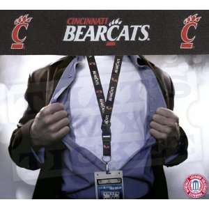  Cincinnati Bearcats NCAA Lanyard Key Chain and Ticket 