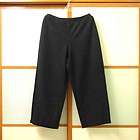 New Eileen Fisher Wool Crepe Knit Stretch Chopped Pant Capris