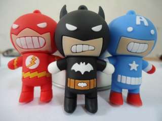   Cartoon Batman The Flash Super Man USB flash memory drive Pen U disk