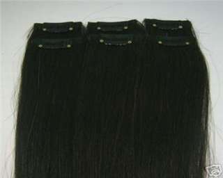   Color Remy 206Pcs 100% Real Human Hair Clip In Extensions,30g&12 Wide