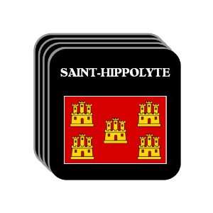 Poitou Charentes   SAINT HIPPOLYTE Set of 4 Mini Mousepad Coasters