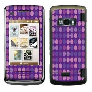  Purple Polka Dots Design Protective Skin for LG EnV Touch 