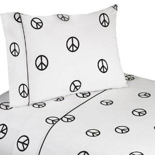   Peace Sign Tie Dye Childrens Bedding 4pc Twin Set: Home & Kitchen