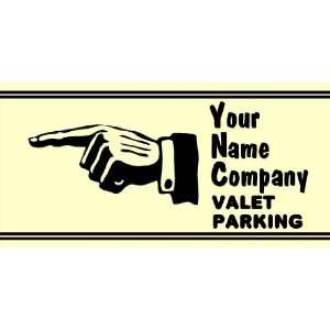    3x6 Vinyl Banner   Your Company Name Valet Parking 