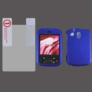 Pantech Jest TXT8040 Blue Rubberrized HARD Protector Case With Crystal 