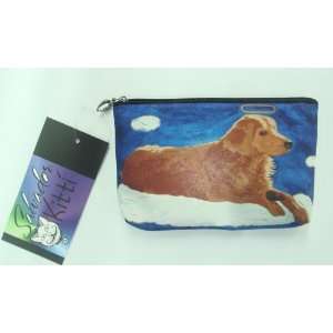   Golden Retriever Dog Angel Cosmetic Bag or Pencil Bag 