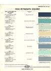1967 Sherwin Williams Auto Paint Chip Color Manual