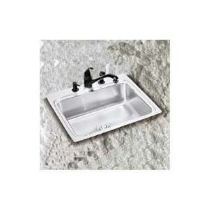  Lustertone Single Bowl Sink 5.5 Bowl Depth Set