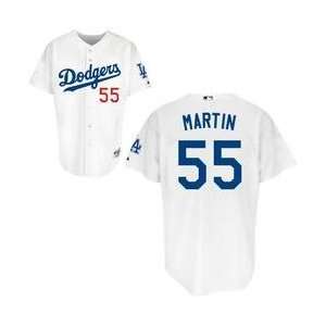  Los Angeles Dodgers Authentic Russell Martin Home Jersey 