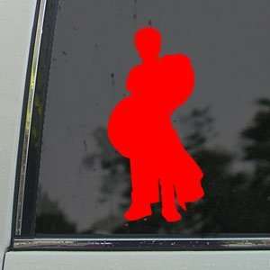  Naruto Red Decal Gaara Car Truck Bumper Window Red Sticker 