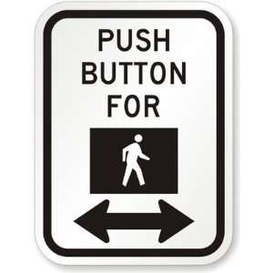  Push Button for (Walk symbol) (both direction arrow 