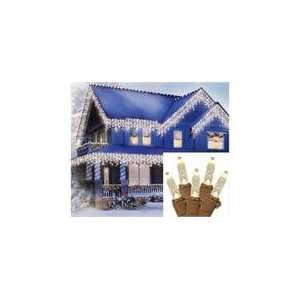   LED M5 Icicle Christmas Lights   Brown Wire Patio, Lawn & Garden