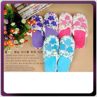 Fluffy Warm Slippers Embroidered Bedroom Cover Shoes  