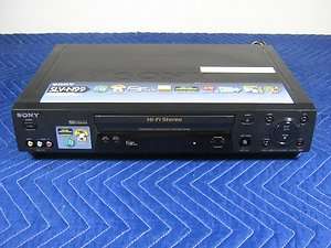 Sony SLV N99 VHS VCR W/ 19 MICRON HEAD & AUTO HEAD CLEAR, CLOCK NO 